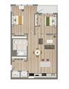 Two Bedroom-201, 501 (UFAS)